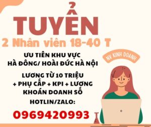 Tuyển nhân viên tại Hoài Đúc